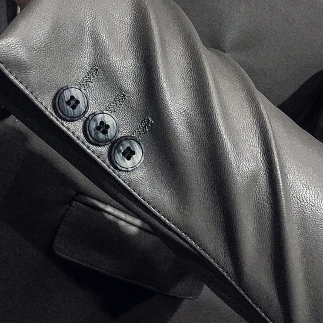 Blazer Masculino de Couro Dilema Lancaster