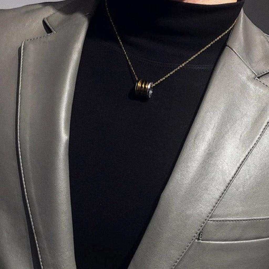 Blazer Masculino de Couro Dilema Lancaster