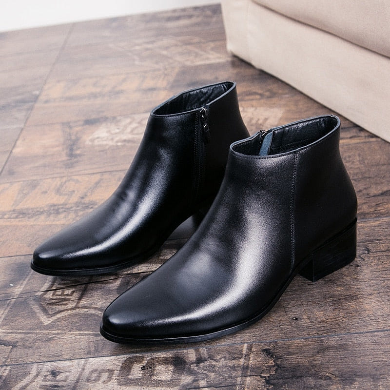 Bota de Couro Masculina DiIema Milão