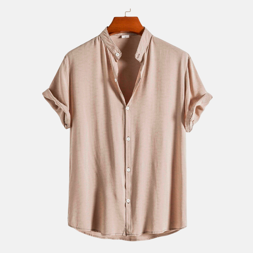 Camisa Masculina Lisa Gola Padre Dilema Essentials