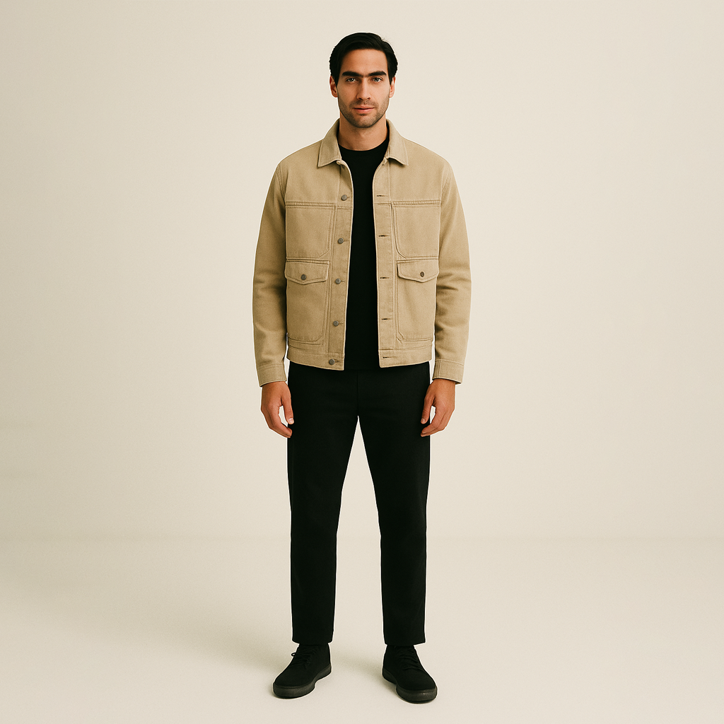 Jaqueta Jeans Masculina Dilema Atemporal