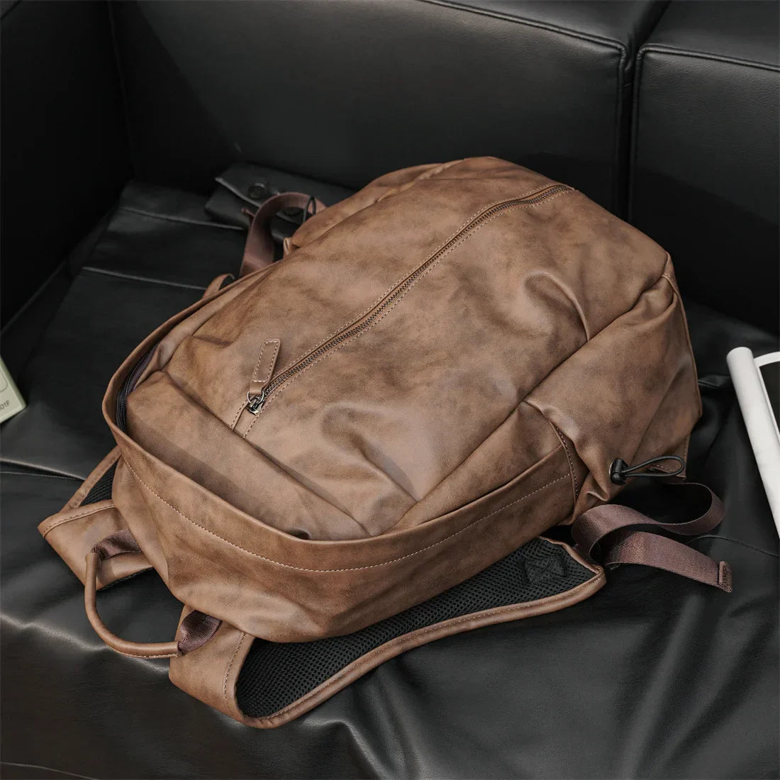 Mochila Executiva em Couro Dilema Amsterdam