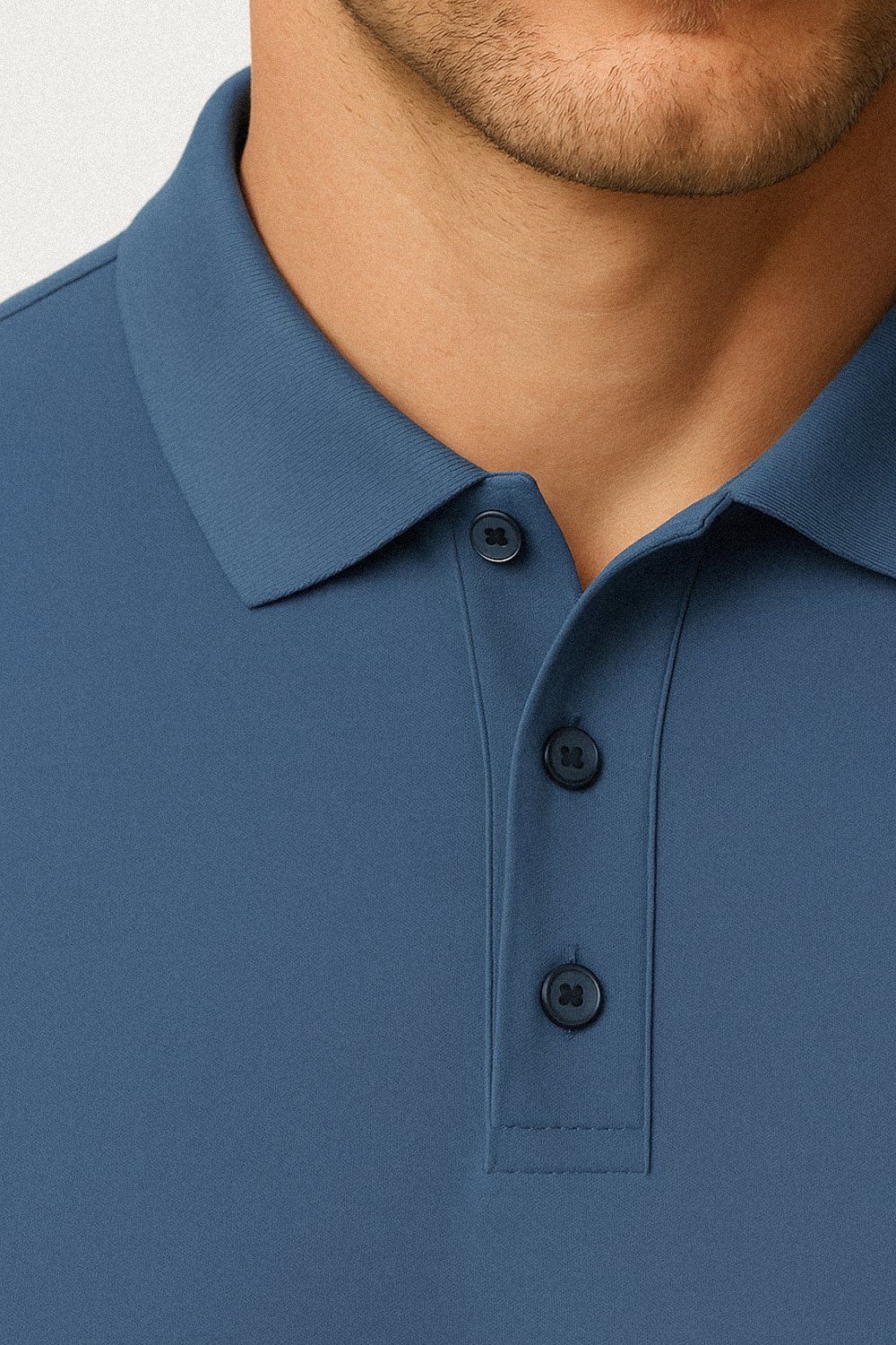 Camisa Polo Masculina em Seda Gelo Dilema