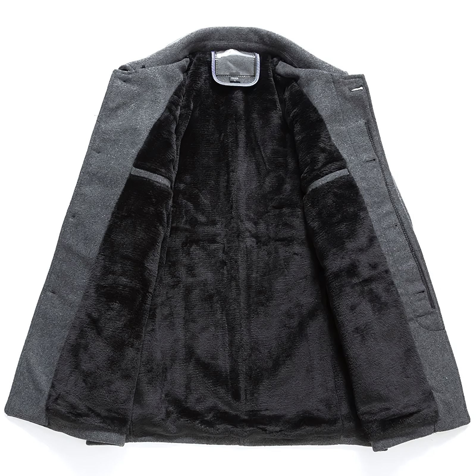 Sobretudo Masculino Curto De Lã Dilema Denmark