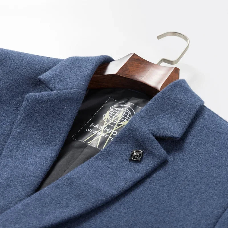 Sobretudo Masculino em Lã Dilema Tokyo