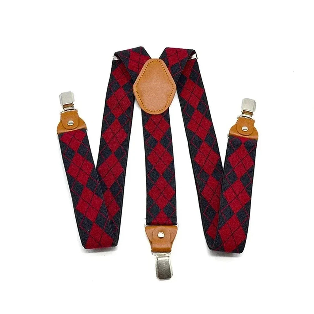 Suspensório Masculino Xadrez Dilema