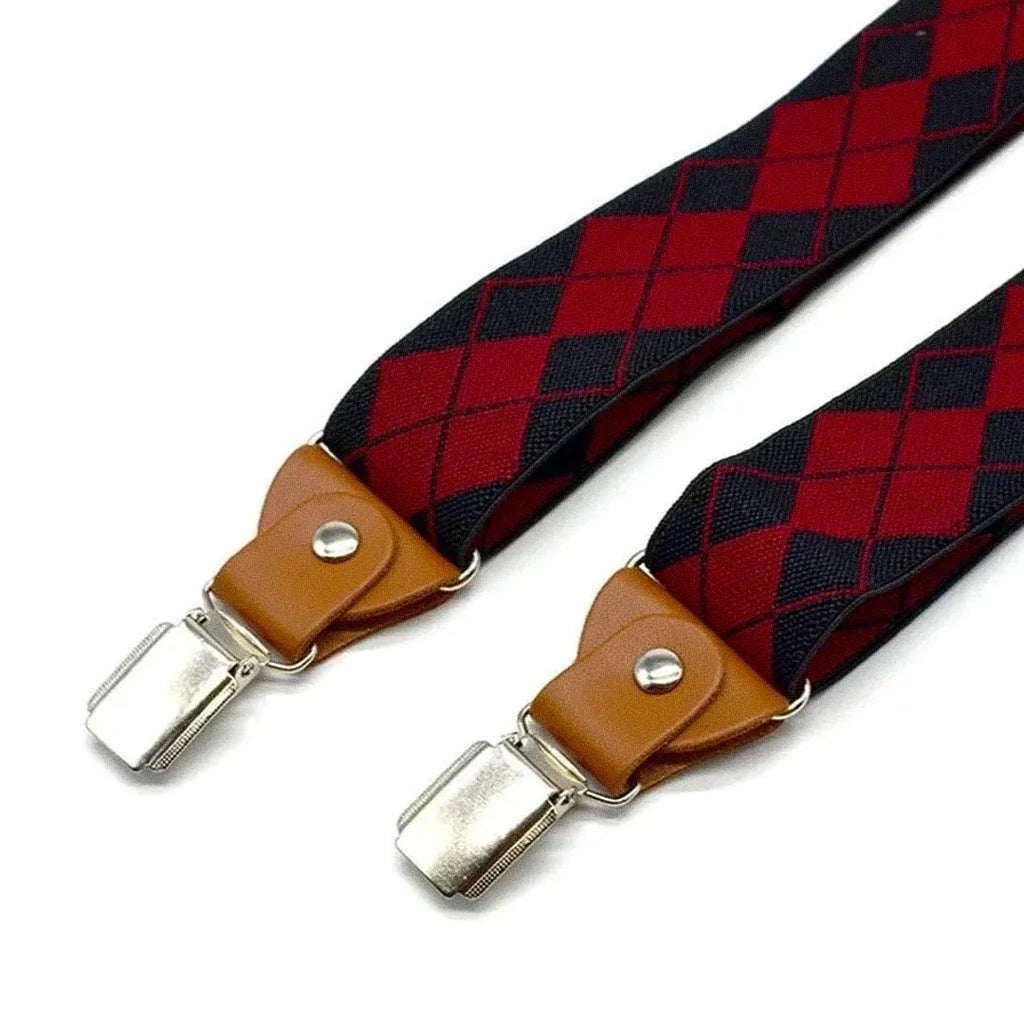 Suspensório Masculino Xadrez Dilema