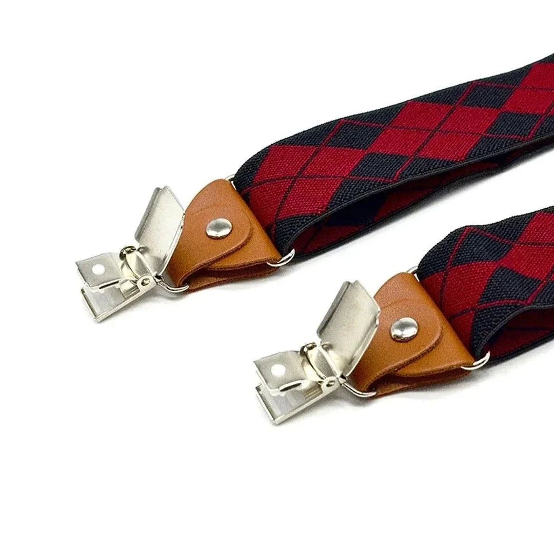 Suspensório Masculino Xadrez Dilema