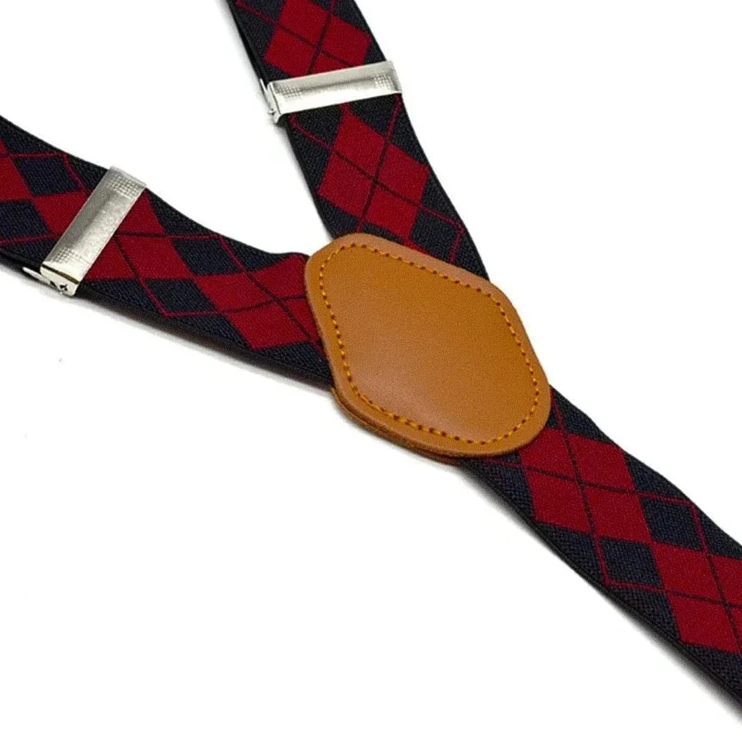 Suspensório Masculino Xadrez Dilema